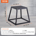Plyometric Jump Box 18 Inch Steel Anti-Slip Home Gym Training