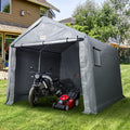 Portable Storage Shelter 7x12ft Garage Shed Zipper Door