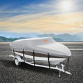600D Waterproof Boat Cover 16-18.5ft V-Hull Tri-Hull Runabout