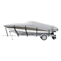 Boat Cover 600D Waterproof 17-19ft V-Hull Tri-Hull Runabout