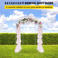 Garden Arbor 9ft High 6.6ft Wide Wrought Iron Wedding Arch Trellis
