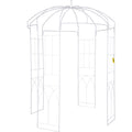 Garden Arbor 9ft High 6.6ft Wide Wrought Iron Wedding Arch Trellis