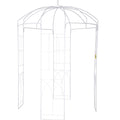 Garden Arbor 9ft High 6.6ft Wide Wrought Iron Wedding Arch Trellis