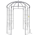 Garden Arbor 9ft High 6.6ft Wide Wrought Iron Wedding Arch Trellis