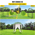 Garden Arbor 9ft High 6.6ft Wide Wrought Iron Wedding Arch Trellis