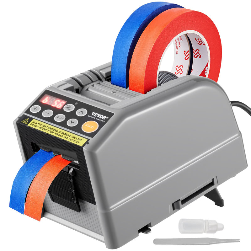 Electric Tape Dispenser 25W Auto Cutter 6-60mm Packaging Machine
