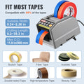 Electric Tape Dispenser 25W Auto Cutter 6-60mm Packaging Machine