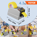 Electric Tape Dispenser 25W Auto Cutter 6-60mm Packaging Machine