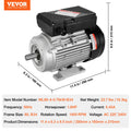 0.75KW Electric Motor 1400rpm 220-240V Single Phase Air Compressor