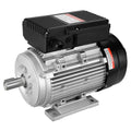 1.5KW Electric Motor 1400 rpm, AC 220~240V 9.85A, 90L, B3 Frame, Air Compressor Motor Single Phase, 24mm Keyed Shaft, CW/CCW Rotation for Agricultural Machinery and General Equipment