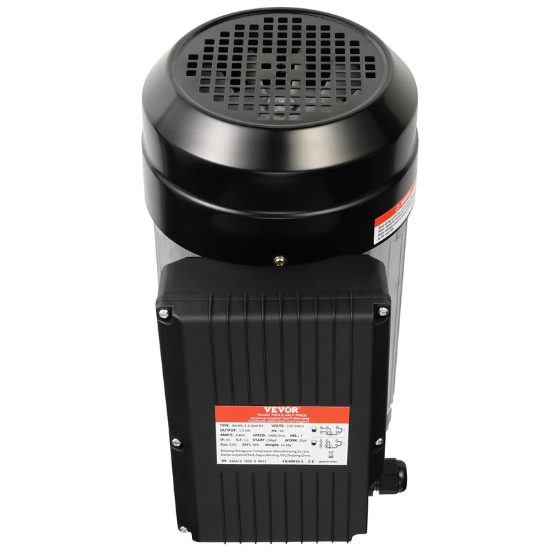 1.5KW Electric Motor 1400rpm AC 220-240V 90L B3 Frame 24mm