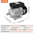 2.2KW Electric Motor 2800rpm 90L B3 Frame 24mm Shaft CW/CCW