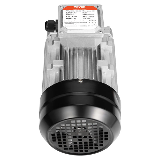 2.2KW Electric Motor 400V 3-Phase 90L B3 Frame 24mm Shaft