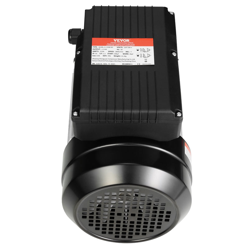 2.2KW Electric Motor 220-240V 90L Air Compressor B3 Frame 24mm Shaft