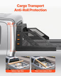 Truck Bed Roll Bar Universal Pickup Carbon Steel 6 Amber Lights