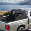 Truck Bed Roll Bar Universal Pickup Carbon Steel 6 Amber Lights