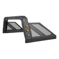 Truck Bed Roll Bar Universal Pickup Carbon Steel 6 Amber Lights