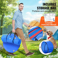 Dog Agility Training Equipment 5 Piece Set Hurdles Weave Poles