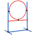 Dog Agility Training Equipment 5 Piece Set Hurdles Weave Poles