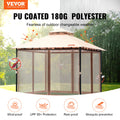 Gazebo 3.05x3.05m 6-8 Person Mosquito Net Metal Frame PU Polyester