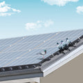 Solar Panel Bird Guard 6in x 100ft Roll Kit 100pc Fasteners