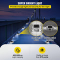 Solar Driveway Lights 12-Pack 6 LED Bright White Waterproof Outdoor