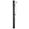 Solar Heated Shower 40L 205cm Black Outdoor Poolside Beach