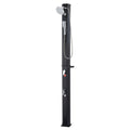 Solar Heated Shower 40L 205cm Black Outdoor Poolside Beach