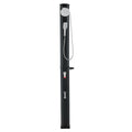 Solar Heated Shower 40L 205cm Black Outdoor Poolside Beach