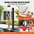 Solar Heated Outdoor Shower 40L 2 Shower Head Foot Tap Handheld