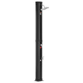 Solar Heated Shower 35L Poolside Outdoor Double Tap Foot Spray Kit