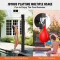 Solar Heated Shower 35L Poolside Outdoor Double Tap Foot Spray Kit