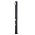 35L Solar Heated Shower 195cm Outdoor w Foot Faucet Black