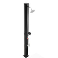 35L Solar Heated Shower 195cm Outdoor w Foot Faucet Black