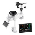 Wireless Weather Station 7-in-1 Solar Powered Rain Gauge Indoor