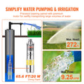 Solar Water Pump DC 277W Submersible Deep Well 2.1m³/H 83m Head