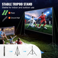 150 inch Projector Screen 16:9 4K 1080 HD with Tripod Stand Carry Bag