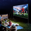 150 inch Projector Screen 16:9 4K 1080 HD with Tripod Stand Carry Bag