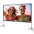 150 inch Projector Screen 16:9 4K 1080 HD with Tripod Stand Carry Bag