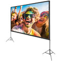 150 inch Projector Screen 16:9 4K 1080 HD with Tripod Stand Carry Bag