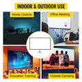 Tripod Projector Screen 60 inch 16:9 4K HD Portable Height Adjustable