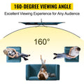 Tripod Projector Screen 70 inch 16:9 4K HD Height Adjustable Portable