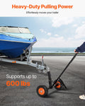 Trailer Dolly 600lbs Tongue Weight Carbon Steel Tow Hitch Ball 10in