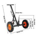 Adjustable Trailer Dolly, 1000lbs Tongue Weight Capacity, Carbon Steel Trailer Mover with 19''-26'' Adjustable Height & 2'' Ball, 16'' Pneumatic Tires & Universal Wheel, for Moving RV Trailer