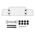 Dog Car Barrier, 96.5-168.5cm Adjustable Car Divider for Trunk Cargo Area, Universal-Fit Back Seat Heavy-Duty Wire Mesh Dogs Separator Guard Net, Vehicle Pet Barrier for Sedans, Trucks and SUVs