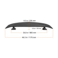 Universal Rear Spoiler 46.3'' GT Style Trunk Wing for Sedans and Coupes