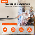 Pipe Stair Handrail 3m 200kg Carbon Steel Industrial Wall Mount