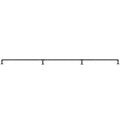 Pipe Stair Handrail 11FT 440LBS Carbon Steel Wall Mount Indoor