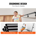 Pipe Stair Handrail 1.8m 200kg Carbon Steel Industrial Wall Mount