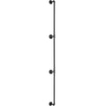 Pipe Stair Handrail 9FT 440LBS Carbon Steel Industrial Wall Mount